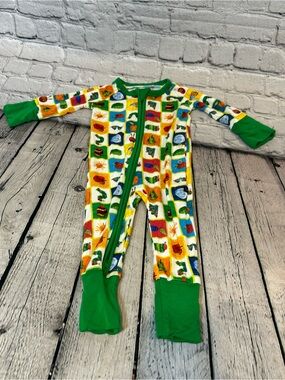 The Sleepy Sloth Eric Carle Adaptive (snaps at side) Bamboo Romper